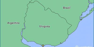 Mappa di montevideo, Uruguay